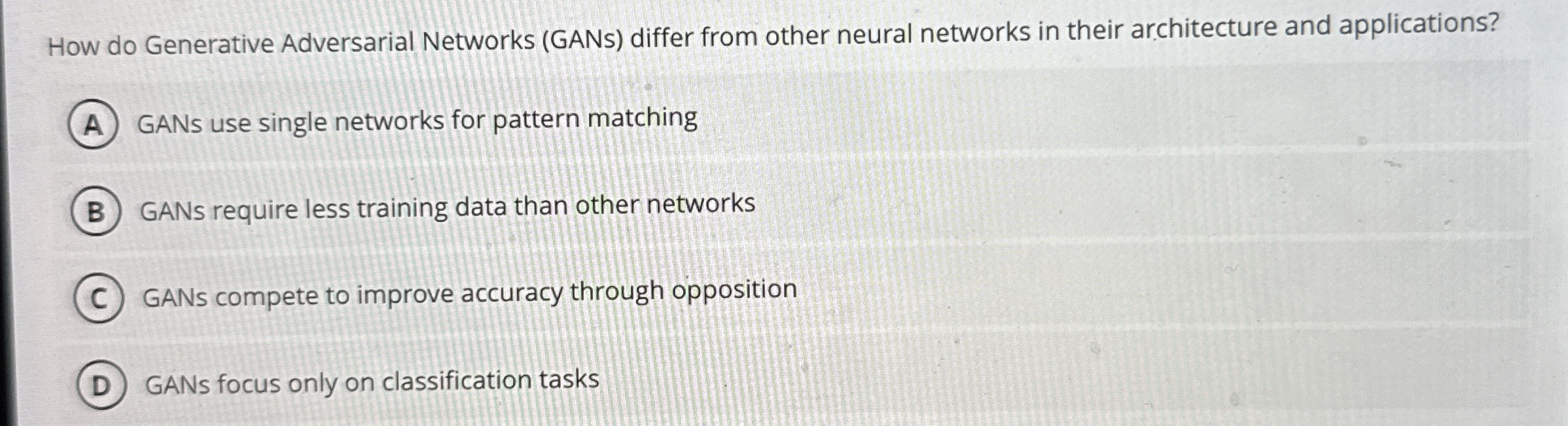 How do Generative Adversarial Networks ( GANs )
