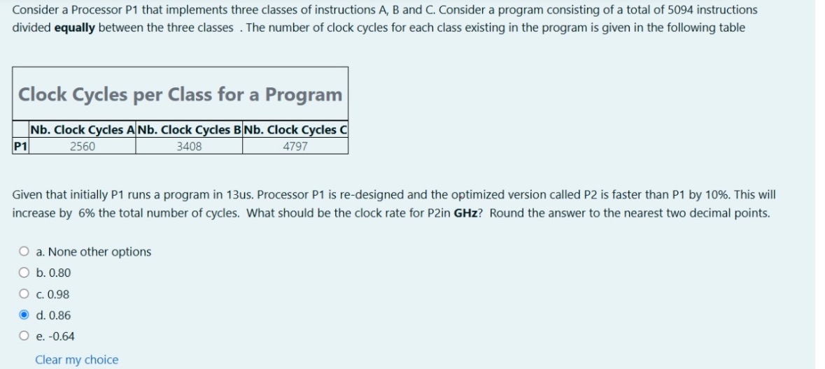 Steps for Consider a Processor P 1 that