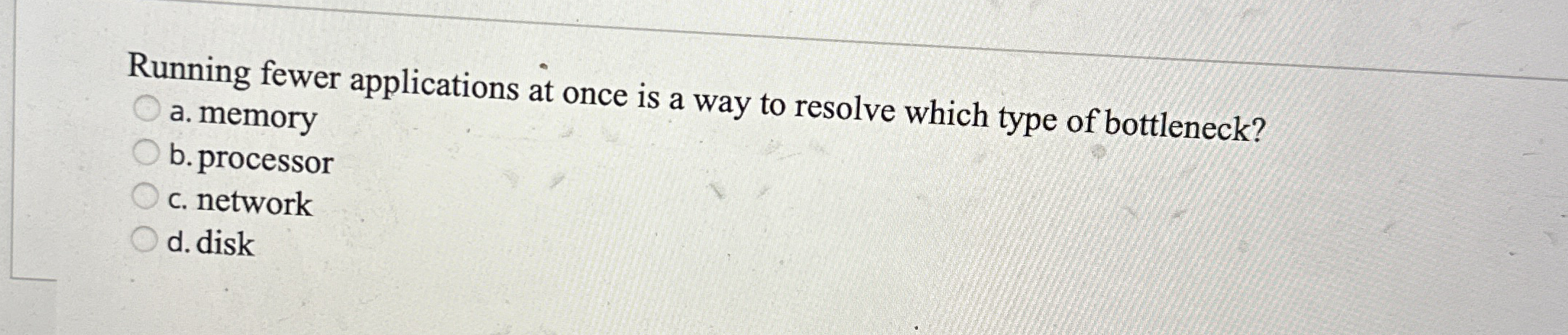 Running fewer applications at once is a way to