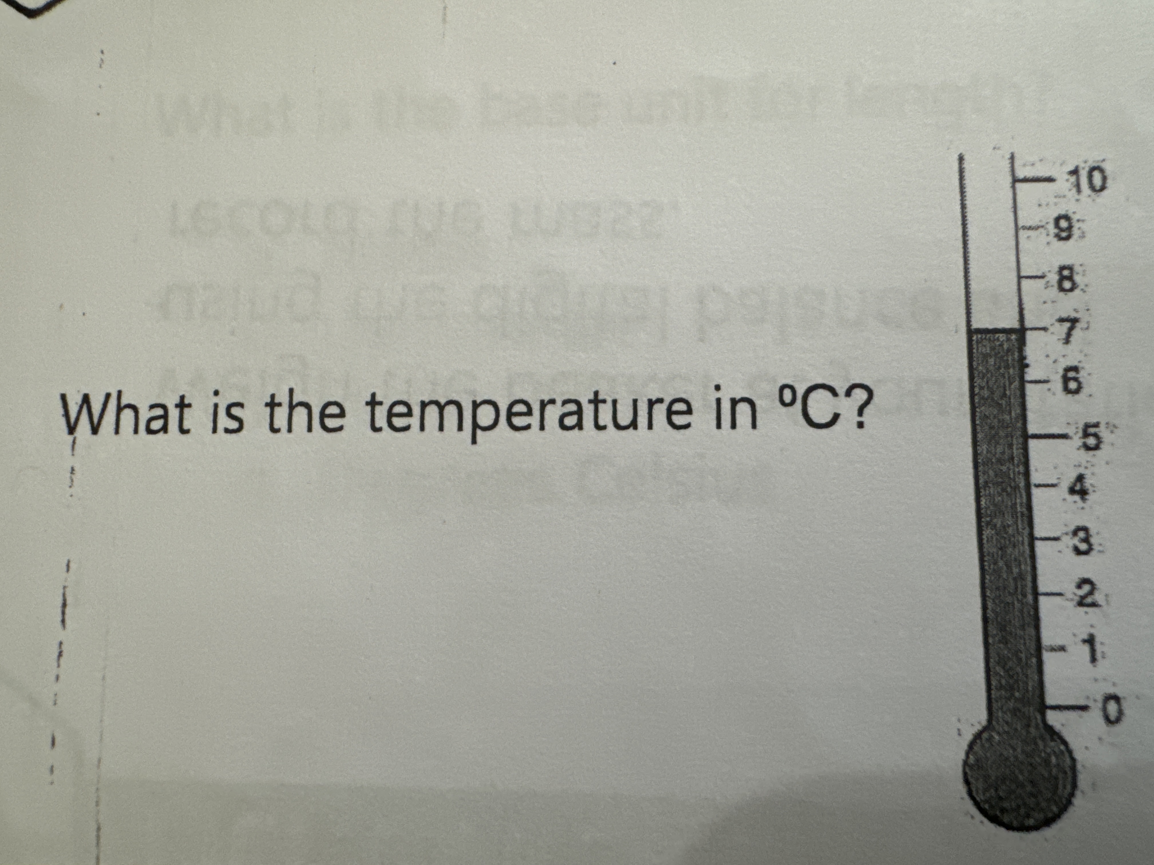 What is the temperature in C ?