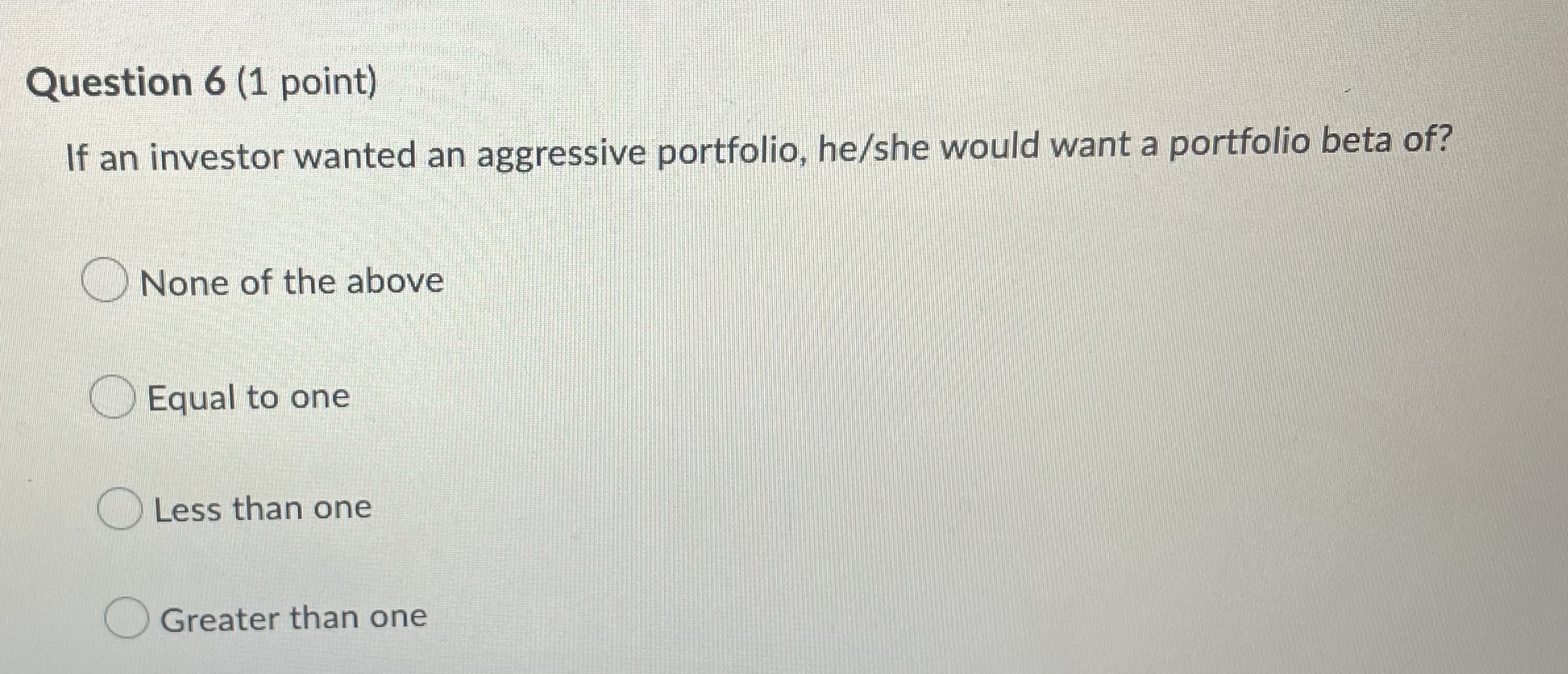 Question 9 (1 point) What is a company's
