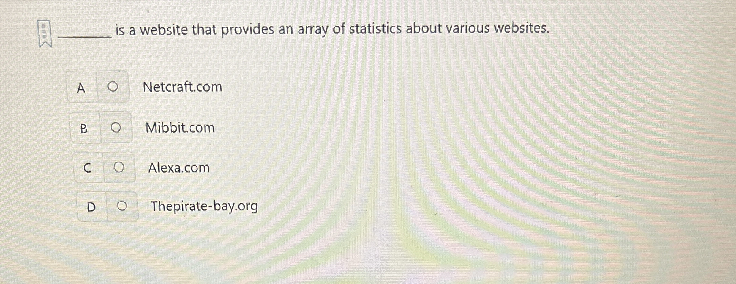 is a website that provides an array of statistics