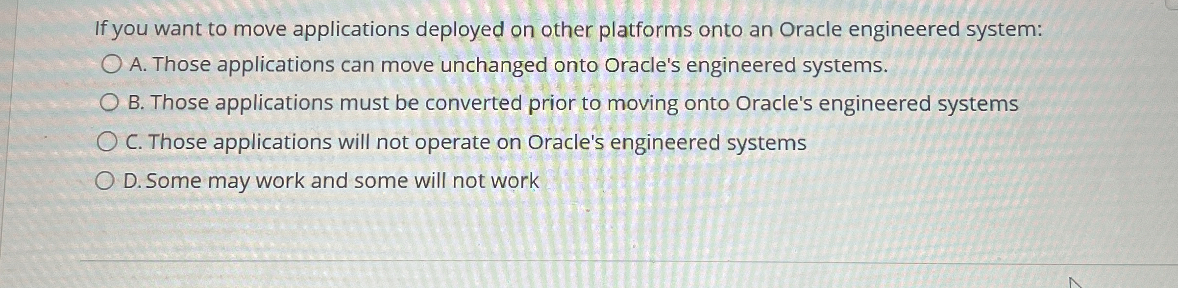 If you want to move applications deployed on