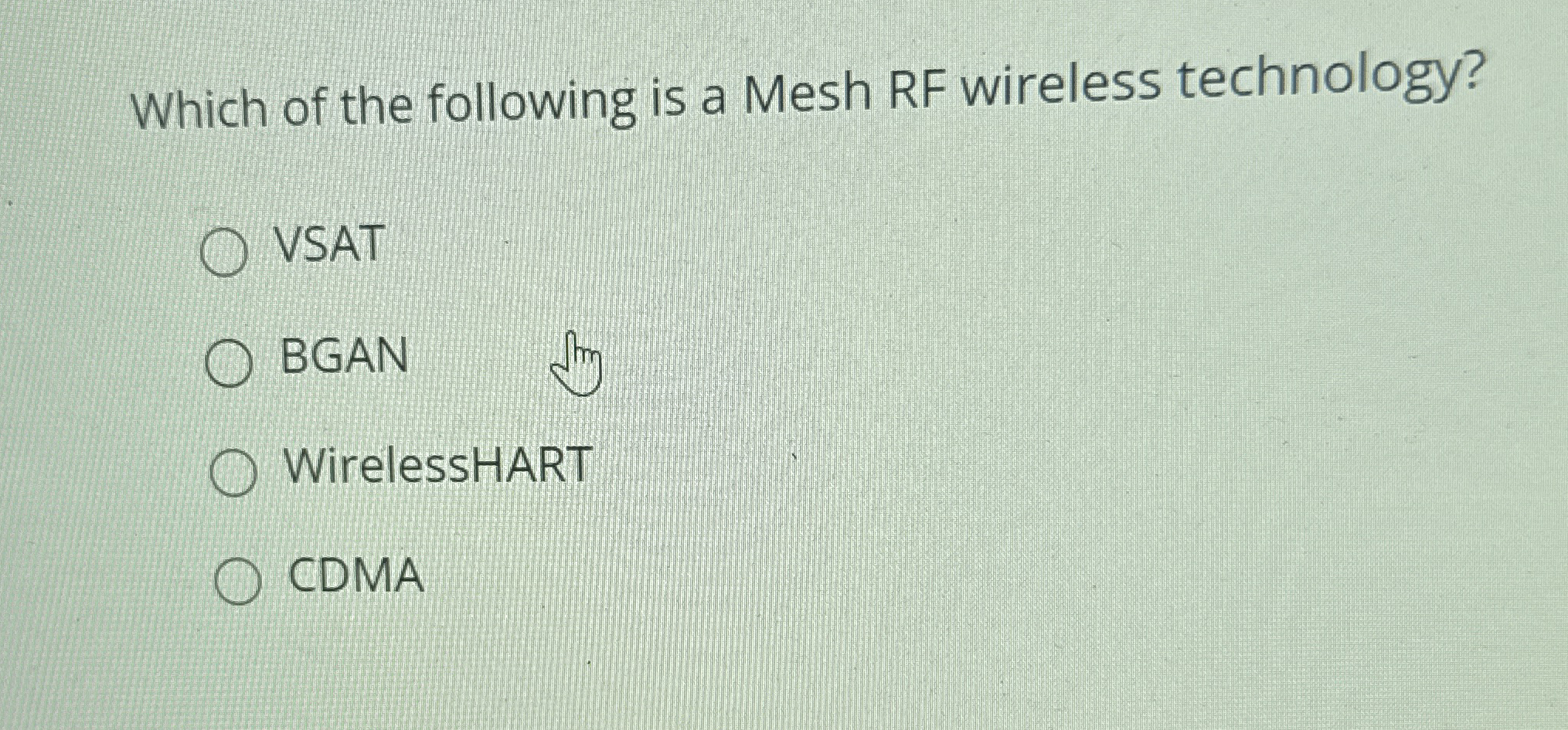 Which of the following is a Mesh RF wireless