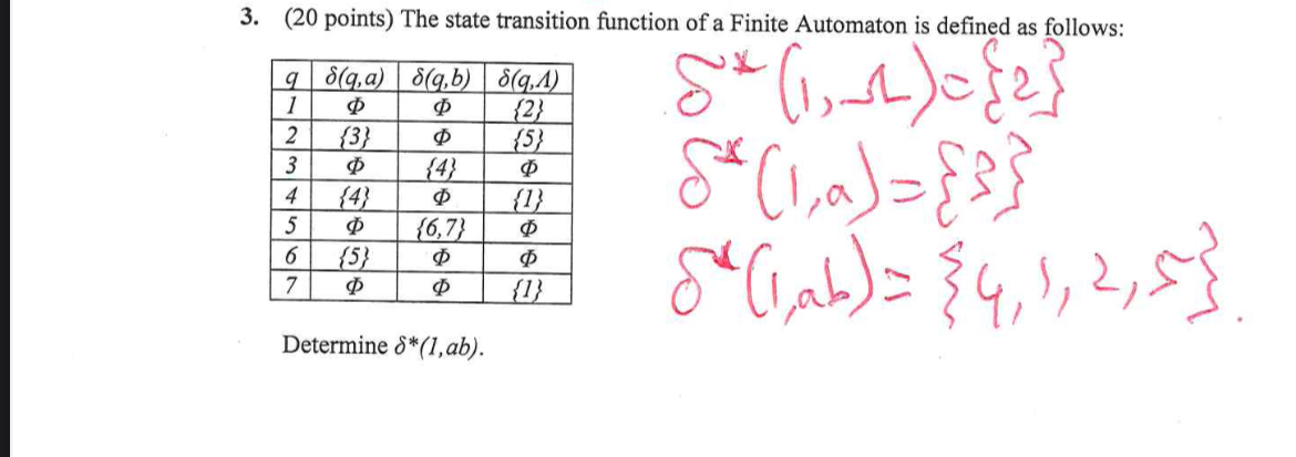 Can you explain me in detail ? ( 2 0 points ) The