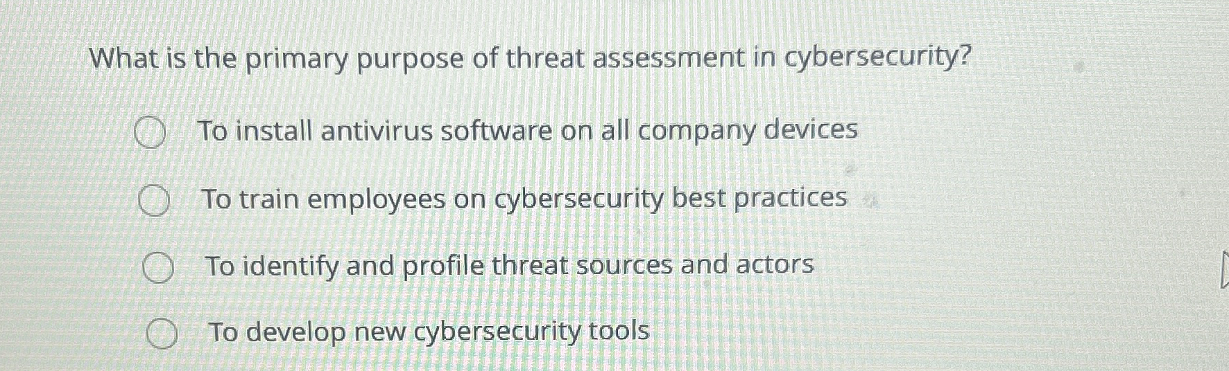What is the primary purpose of threat assessment