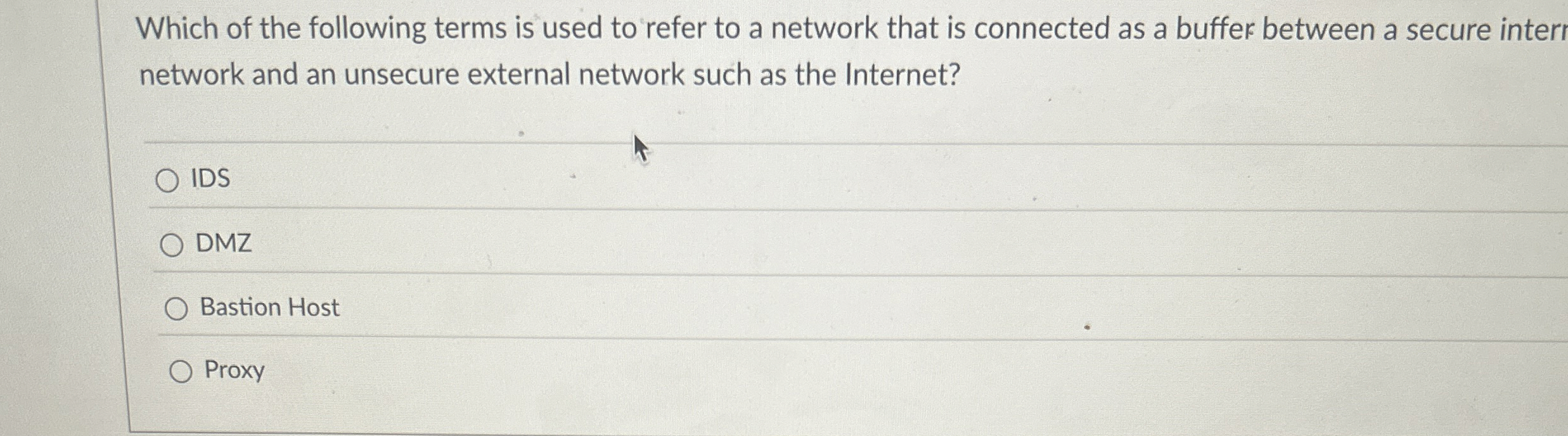 Which of the following terms is used to refer to