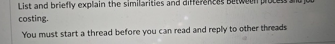 List and briefly explain the similarities and