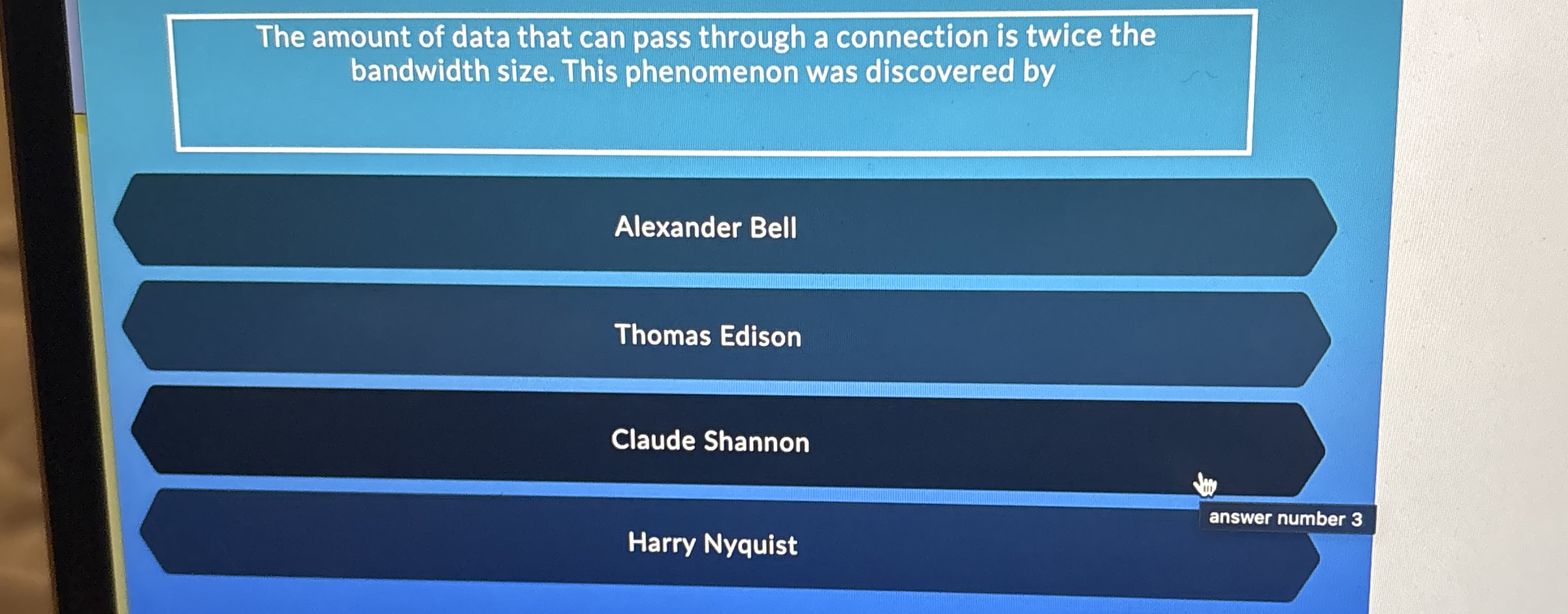 The amount of data that can pass through a