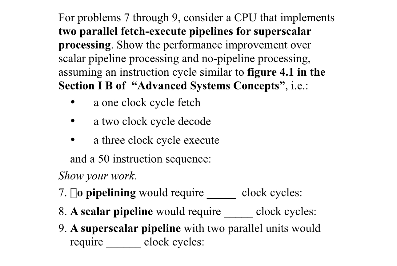 Need help with 7 - 9