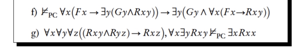 I NEED A COUNTEREXAMPLE FOR THIS PREDICATE LOGIC