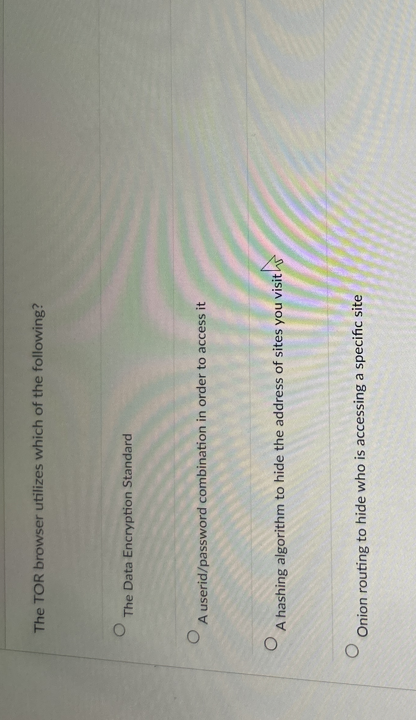 The TOR browser utilizes which of the following?