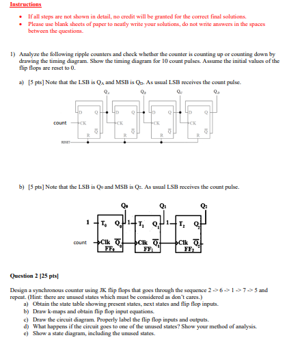 Instructions - If all steps are not shown in
