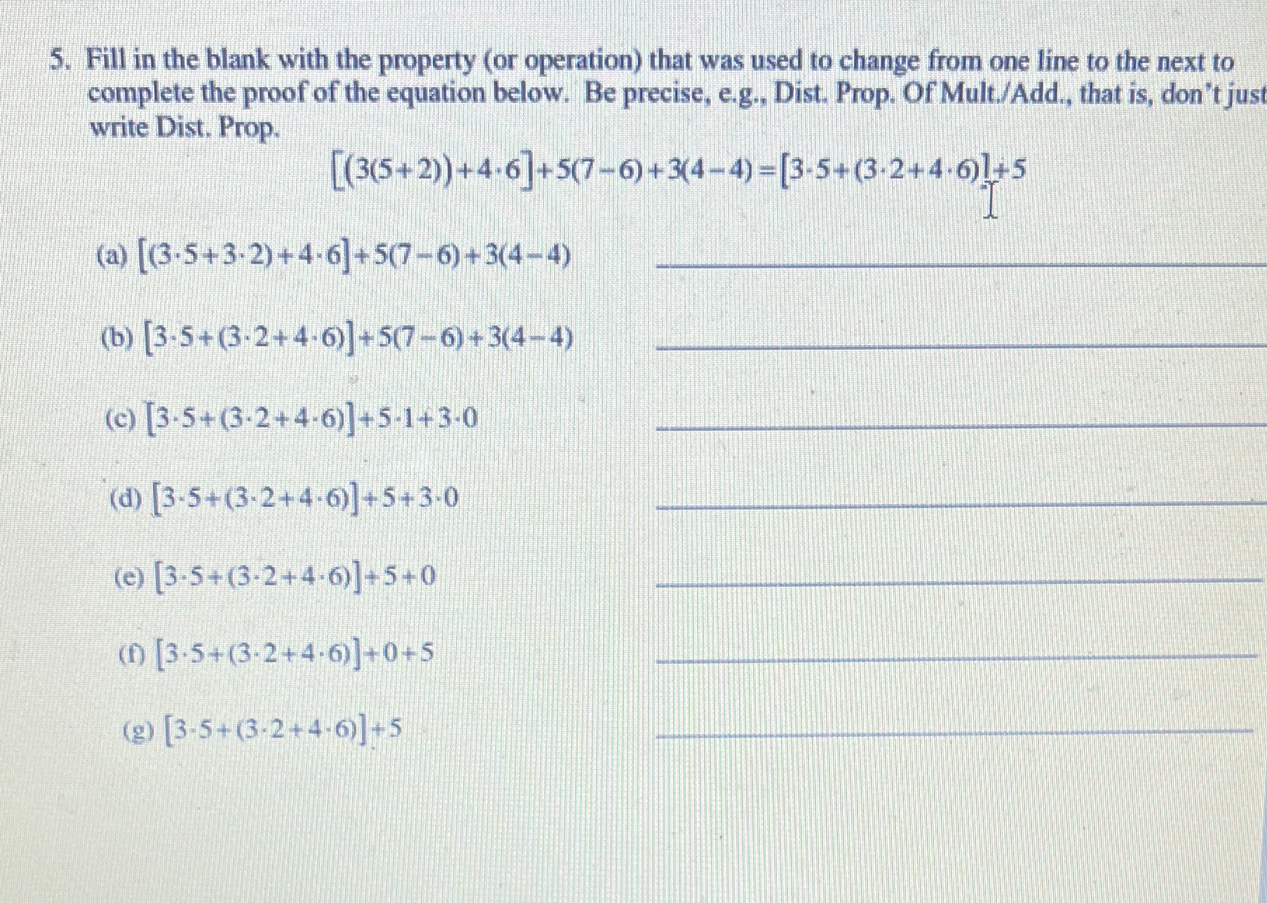 Fill in the blank with the property ( or