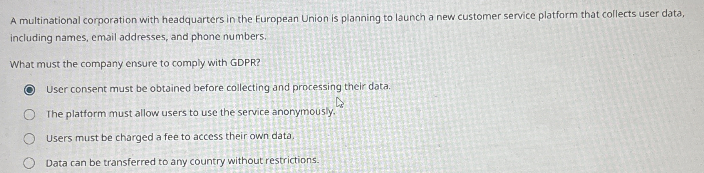 A multinational corporation with headquarters in