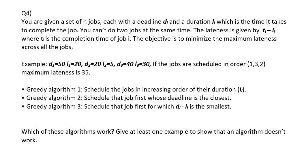 Q 4 d _ ( i ) and a duration I _ ( i ) which is