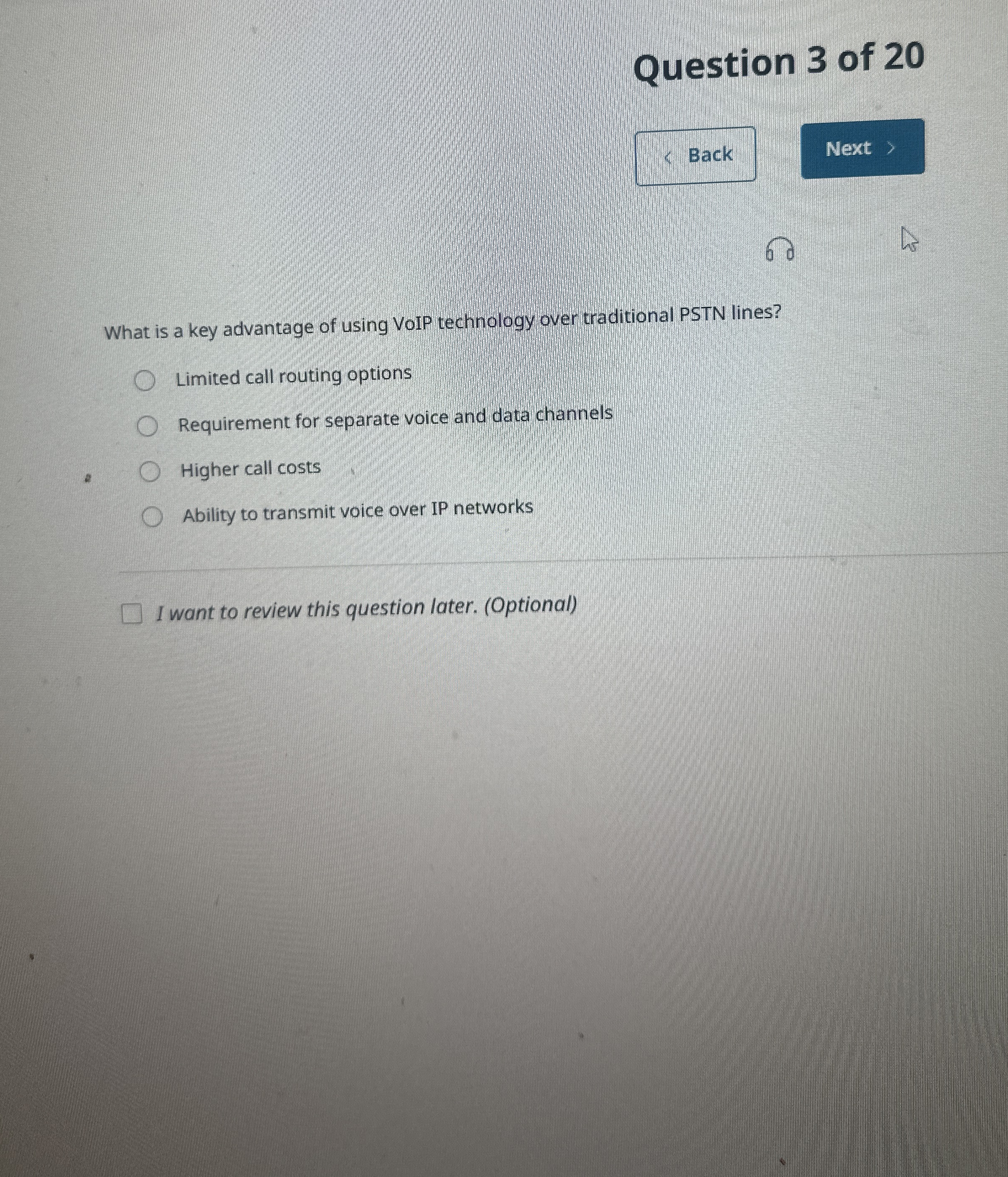 Question 3 of 2 0 Back 6 0 What is a key