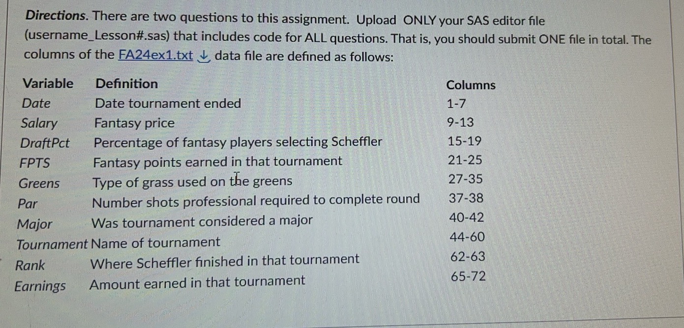 please fix my code using sas program, so that the