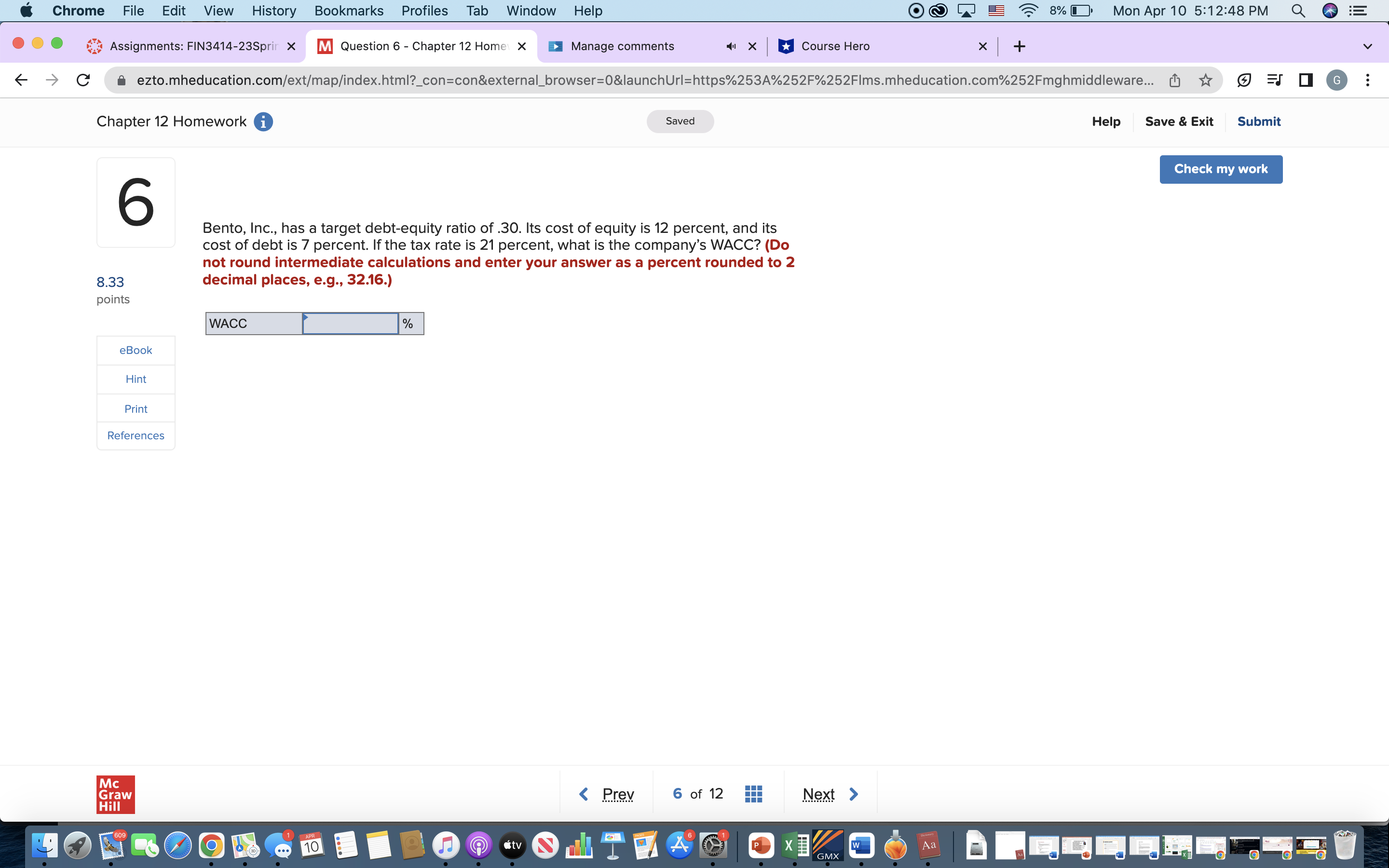 Chrome File Edit View History Bookmarks Profiles