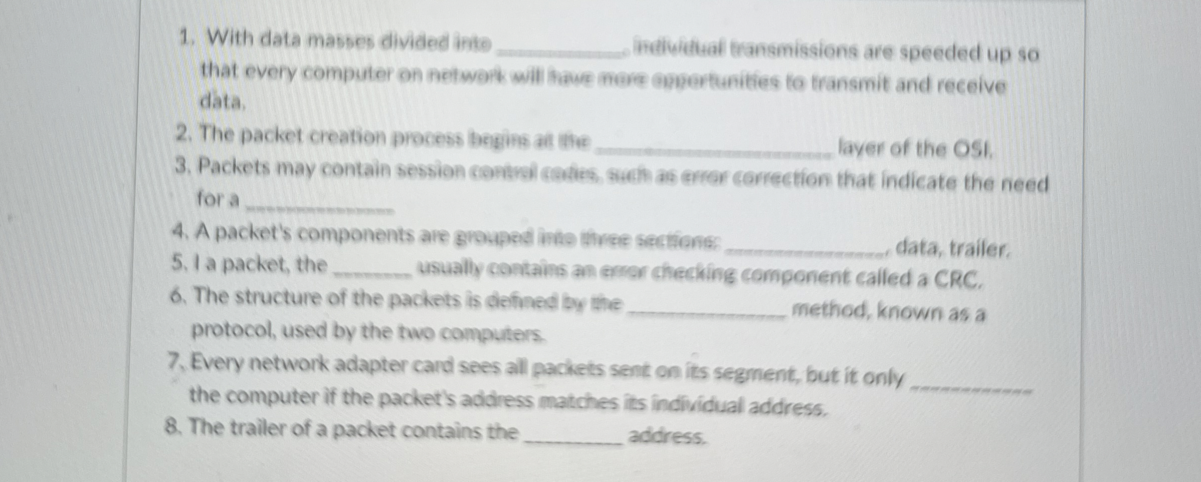 With data masses divided inte indiuithal