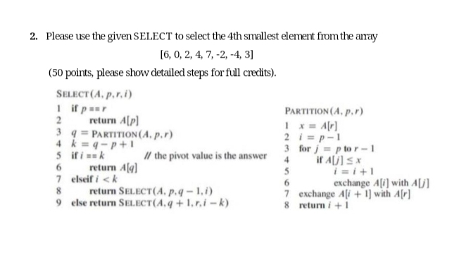 Please use the given SELECT to select the 4 th