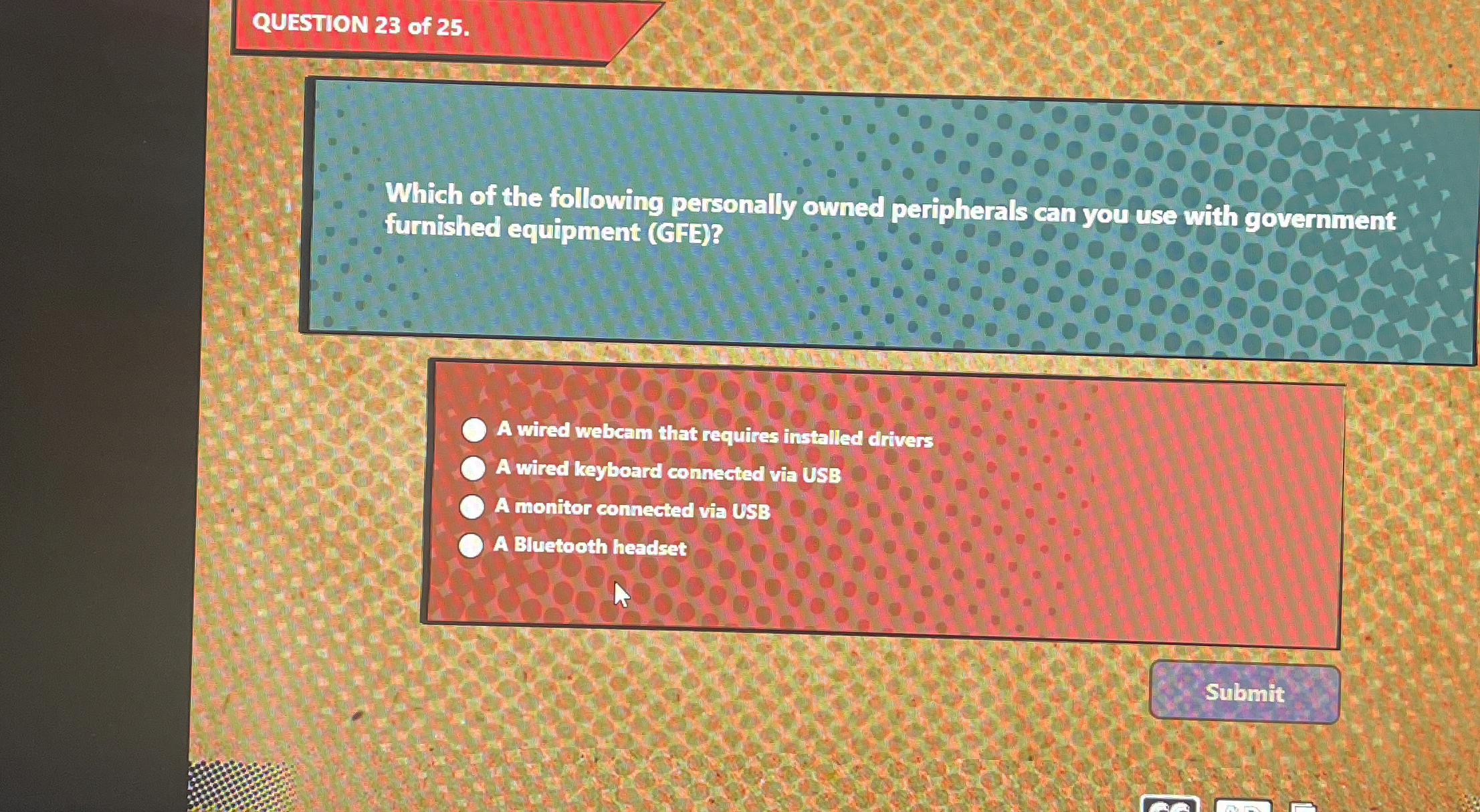 Which of the following personally owned