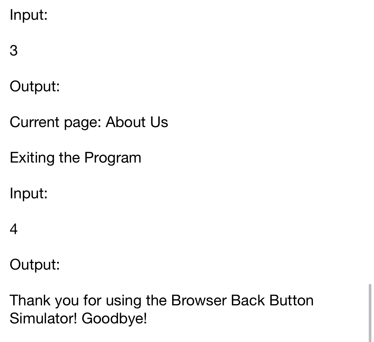 In java please Objective: Simulate the behavior