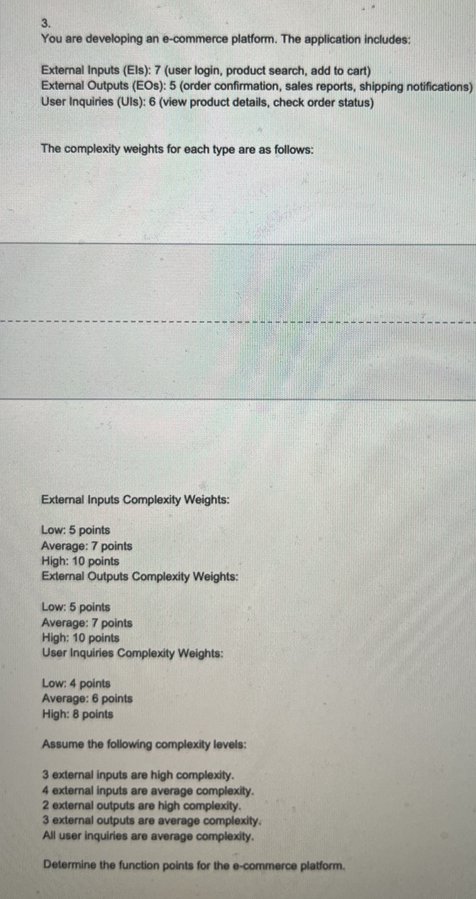 You are developing an e - commerce platform. The