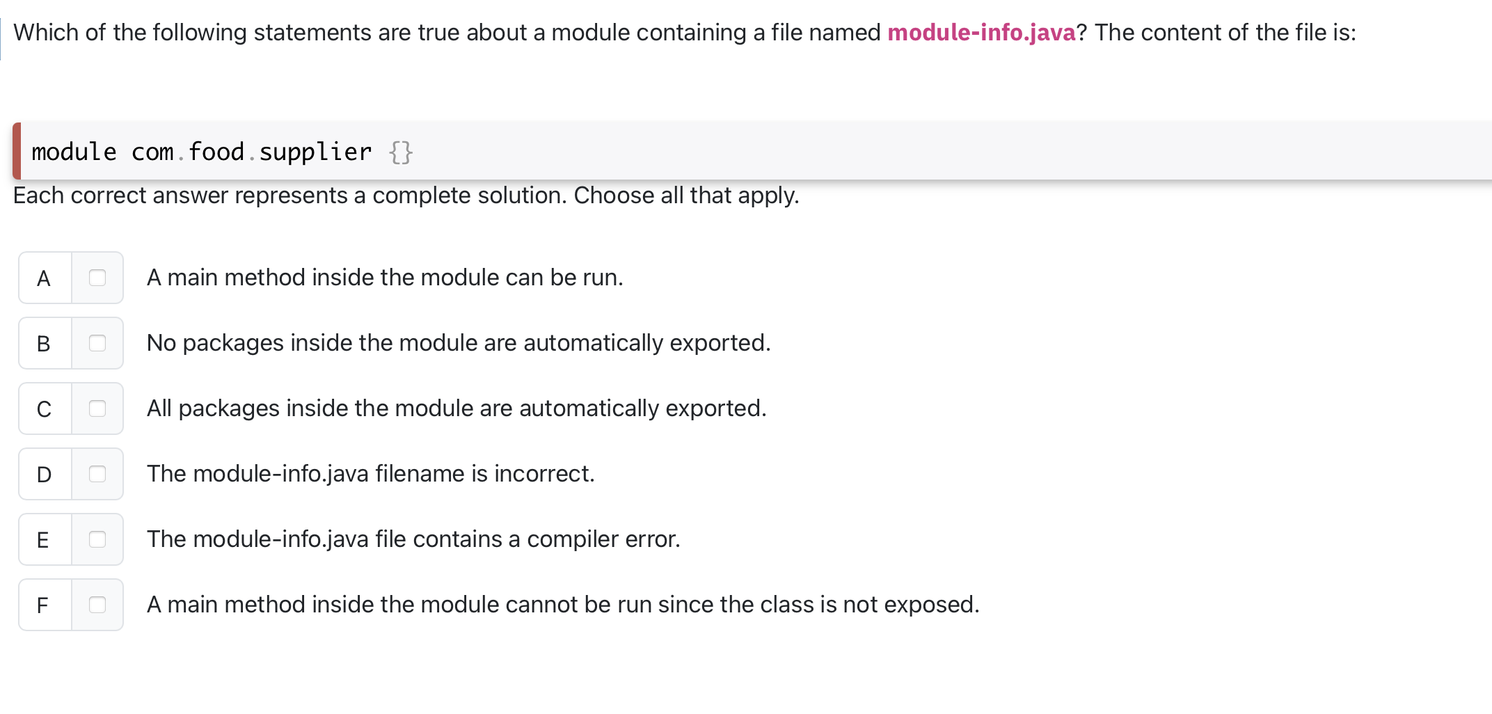 Which of the following statements are true about