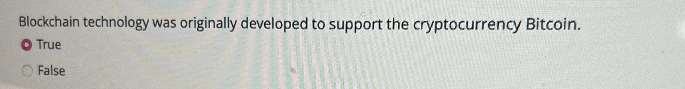 Blockchain technology was originally developed to