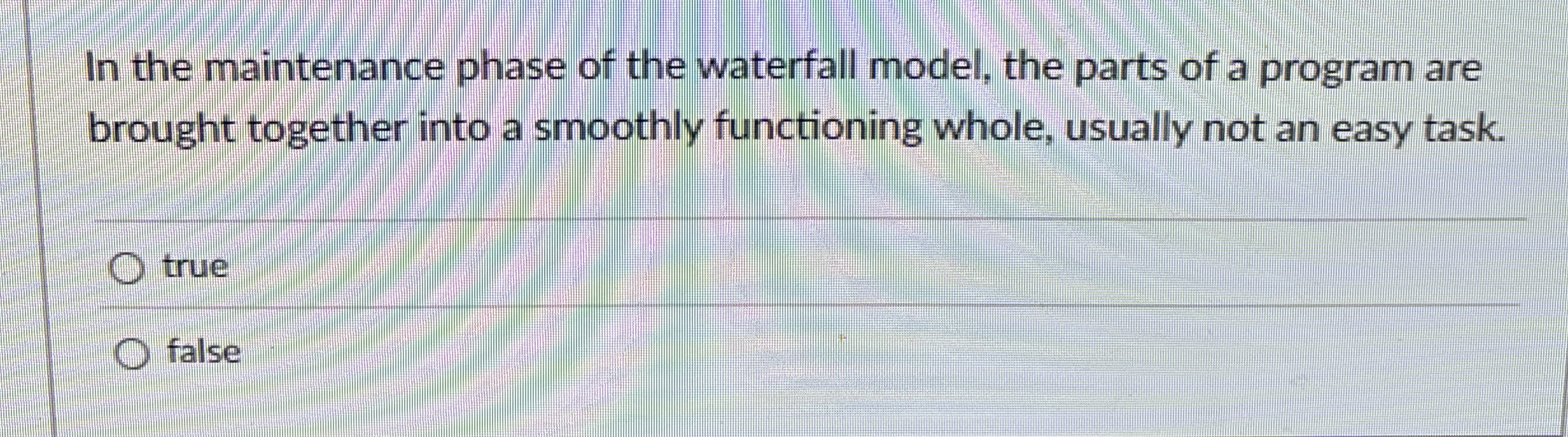 In the maintenance phase of the waterfall model,