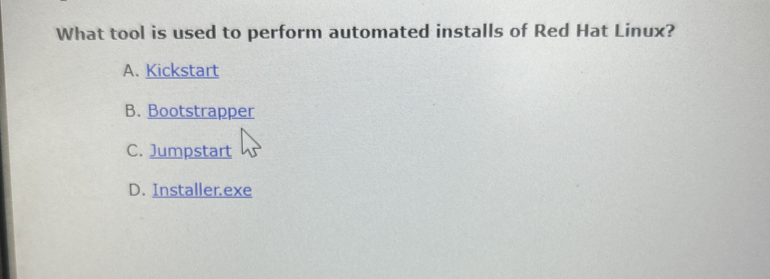 What tool is used to perform automated installs