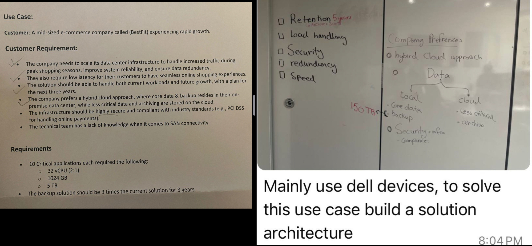 Retention 5 y gews II load handling Security II