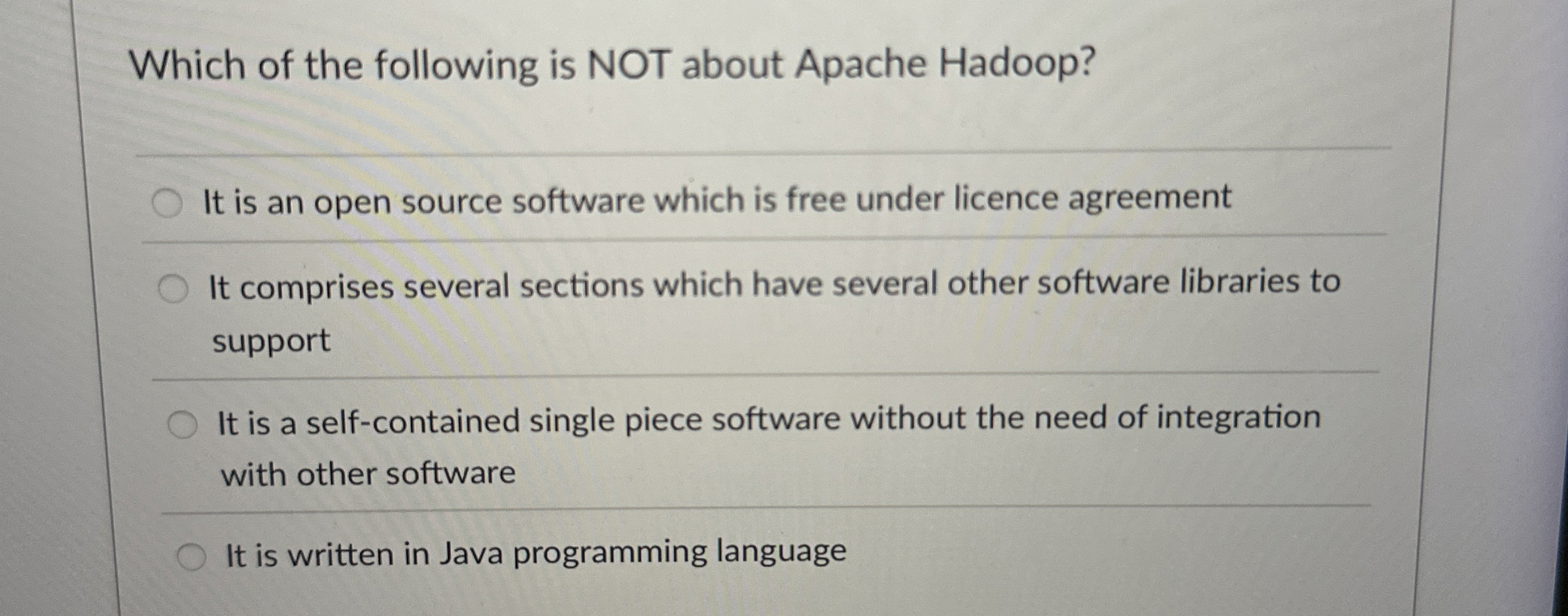 Which of the following is NOT about Apache