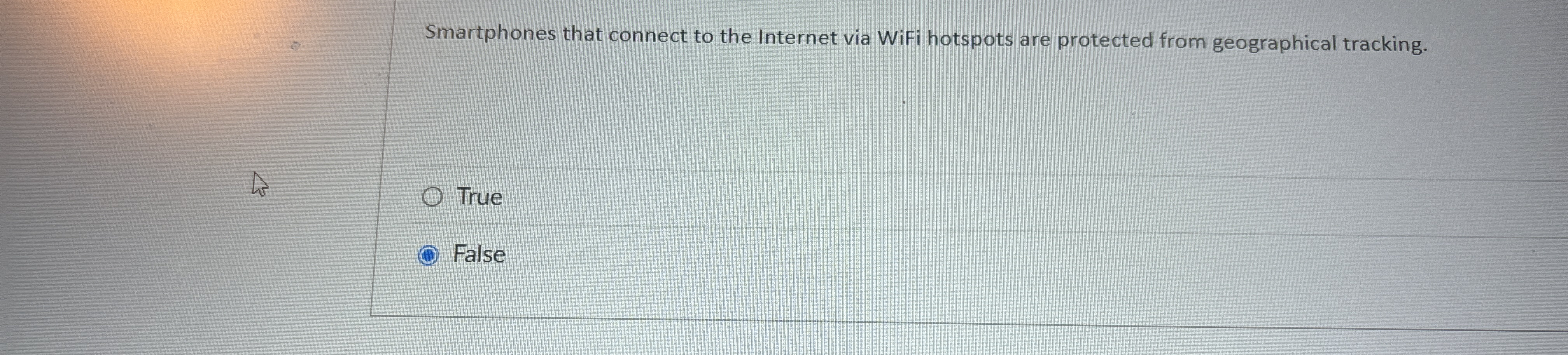 Smartphones that connect to the Internet via WiFi