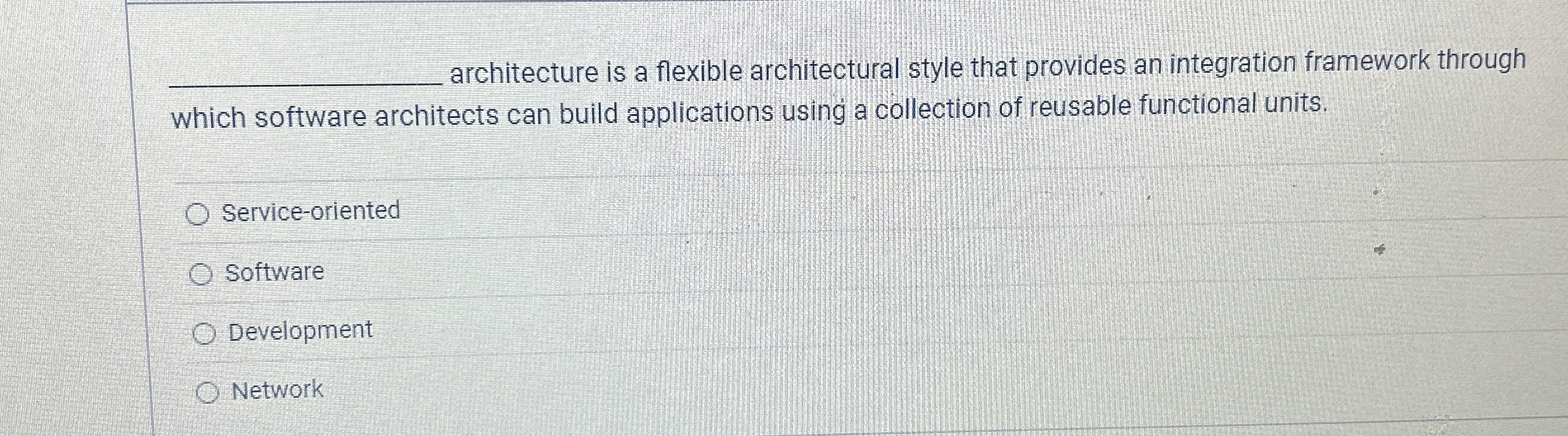 architecture is a flexible architectural style