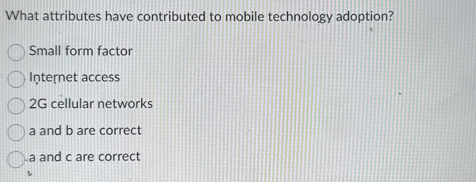 What attributes have contributed to mobile