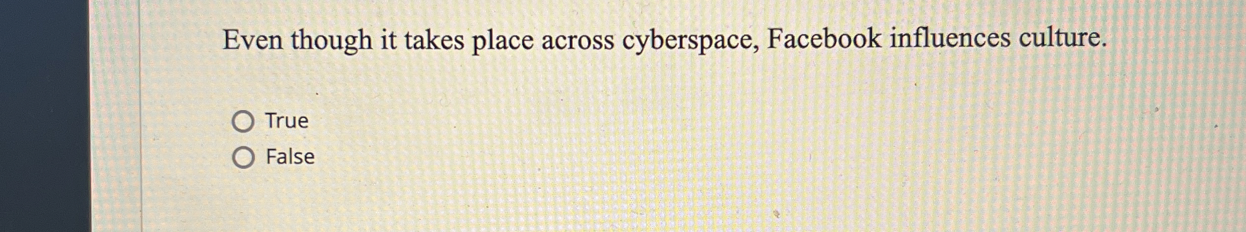 Even though it takes place across cyberspace,