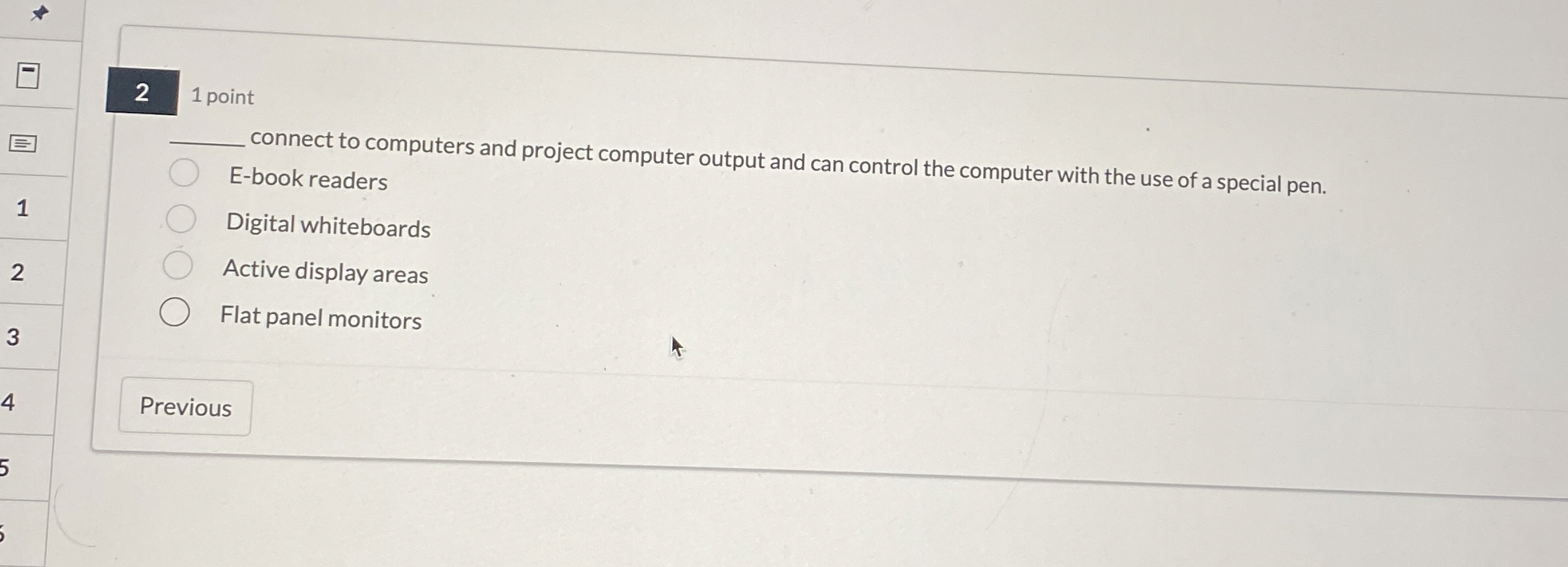 2 1 point connect to computers and project