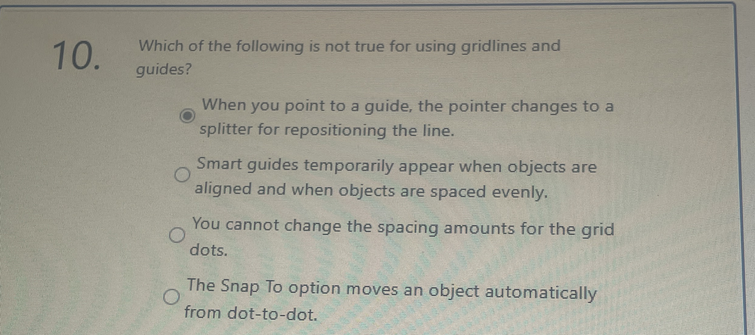 Which of the following is not true for using