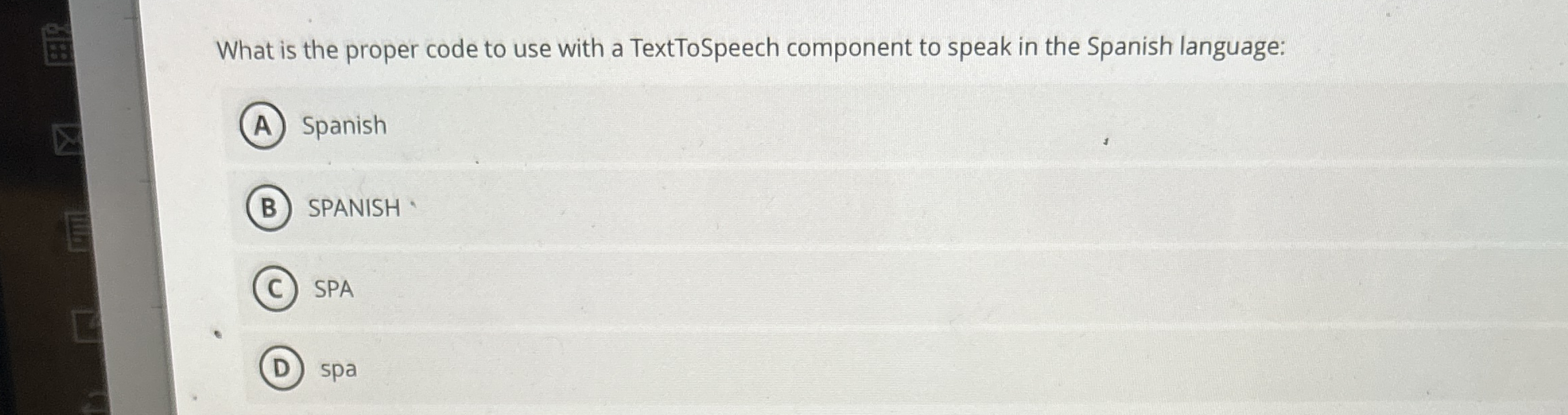 What is the proper code to use with a