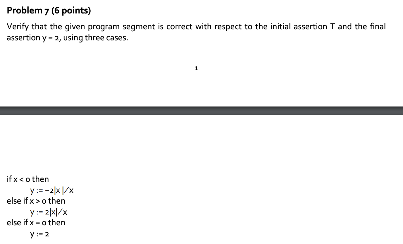 Problem 7 ( 6 points ) Verify that the given