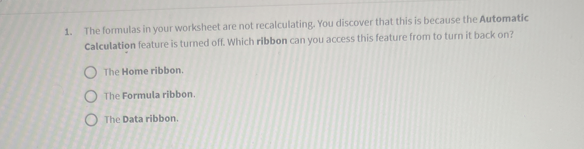 The formulas in your worksheet are not