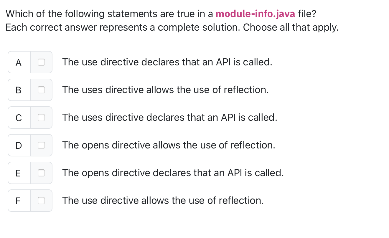 Which of the following statements are true in a
