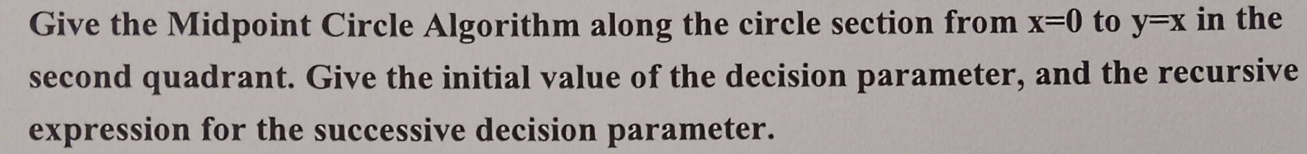 Solve by hand needs a human answer, not by