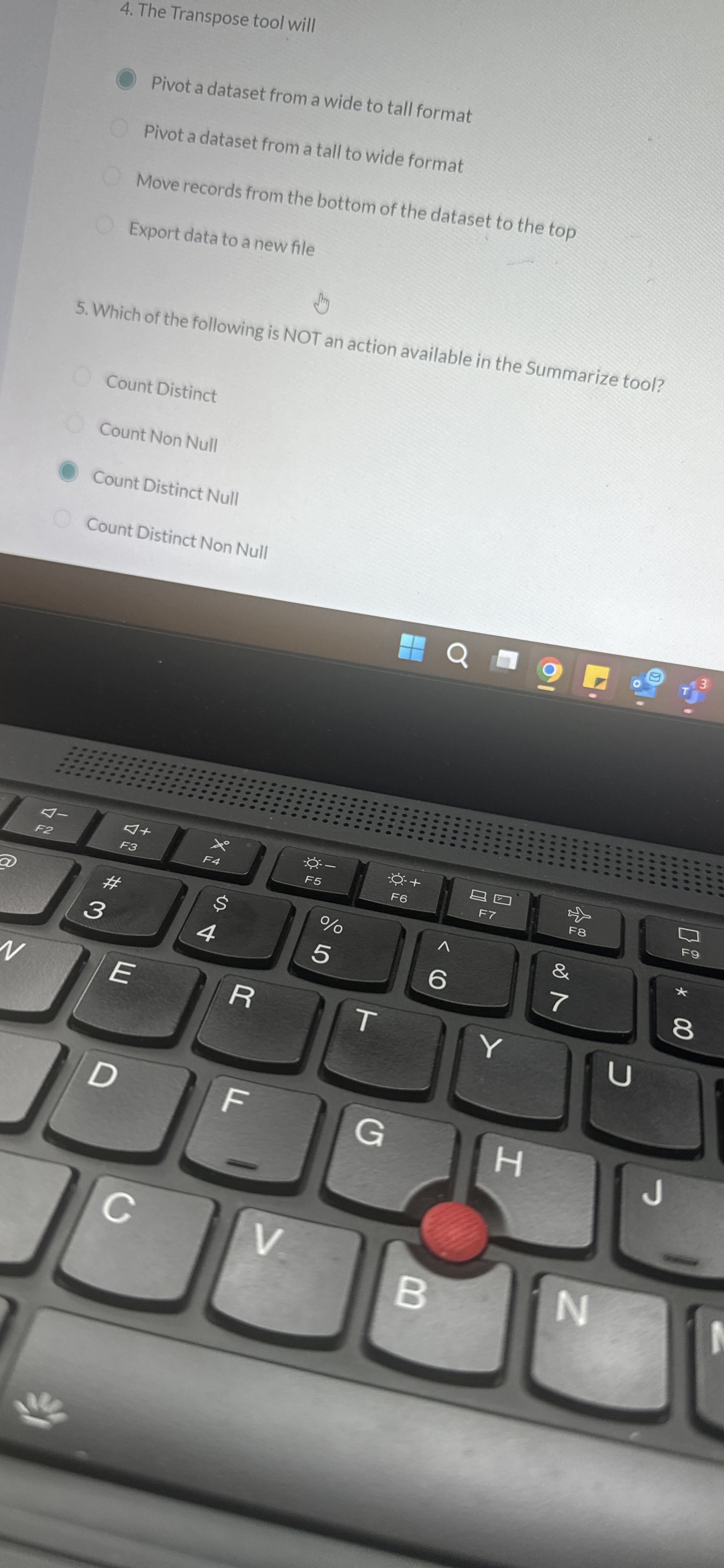 The Transpose tool will Pivot a dataset from a