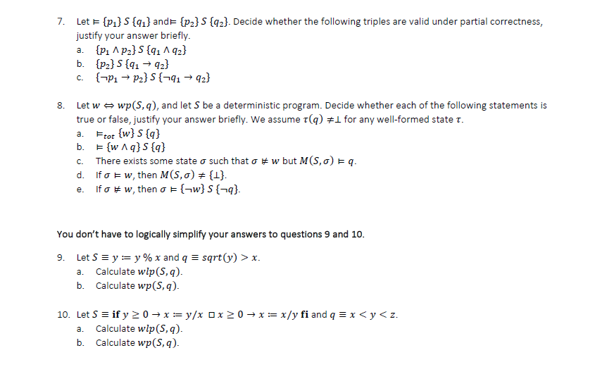 Let | = = { p 1 } S { q 1 } and | = = { p 2 } S {