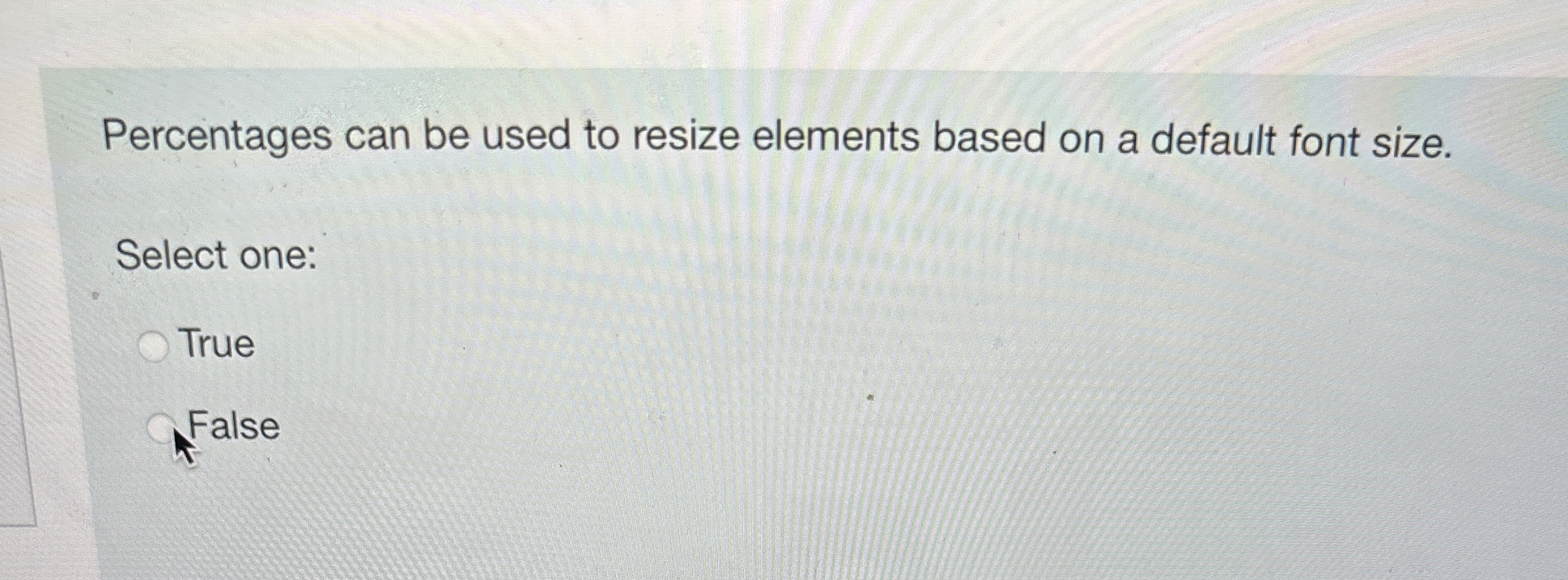 Percentages can be used to resize elements based