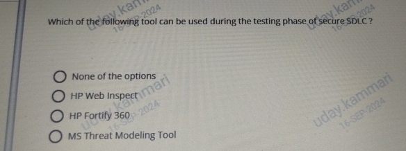 Which of the following tool can be used during