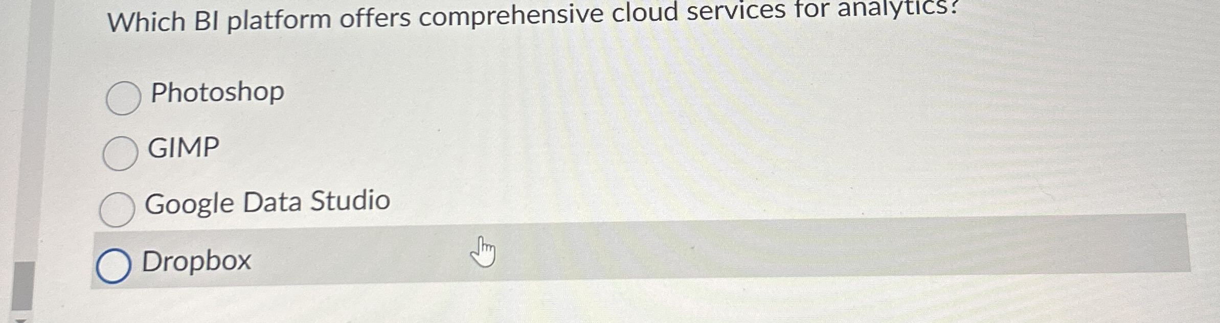 What is essential for successful BI